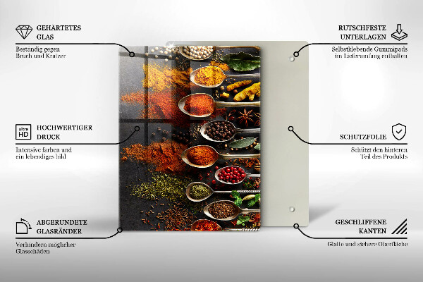 Tábua corte Folhas boho pintadas