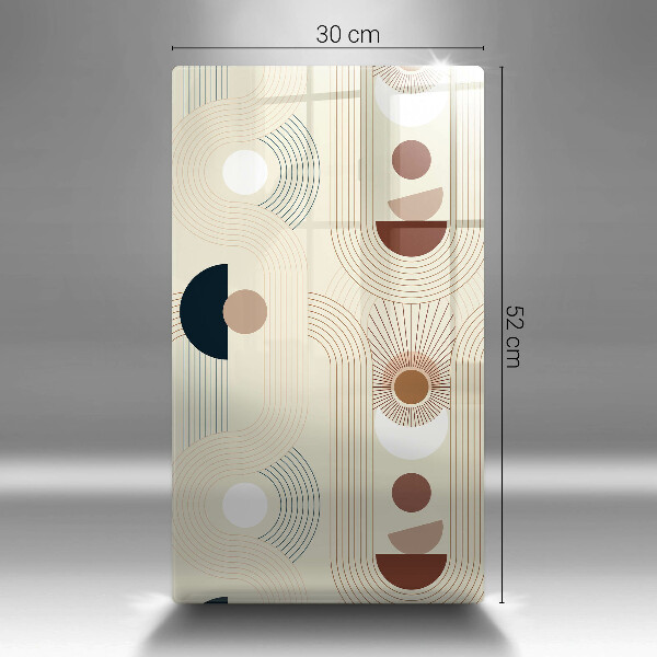 Tábua para cozinha Formas geométricas boho