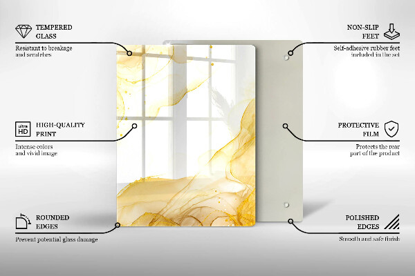 Tábua corte Padrão de folha Boho