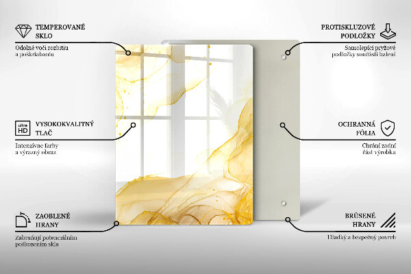 Tábua corte Padrão de folha Boho