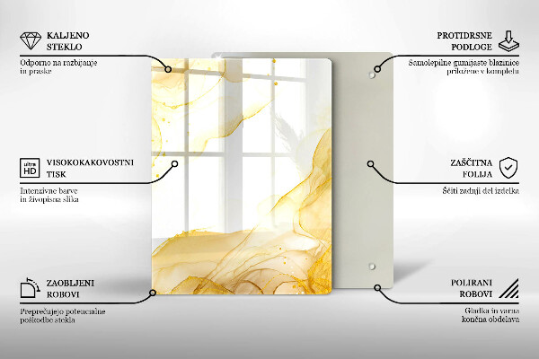 Tábua corte Padrão de folha Boho