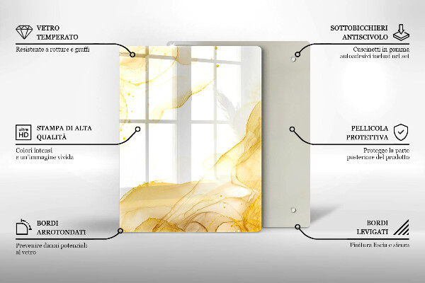 Tábua corte Padrão de folha Boho