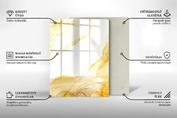 Tábua corte Padrão de folha Boho