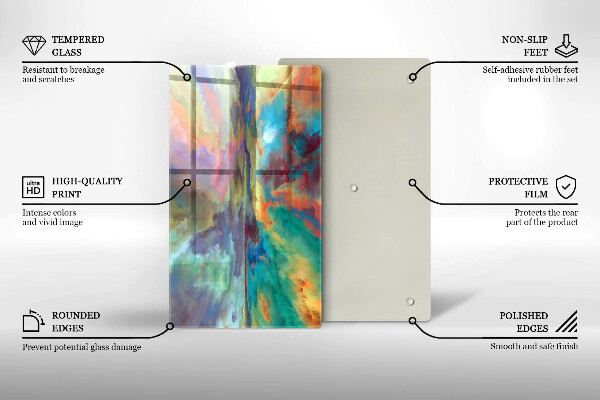 Tábua de corte Céu colorido