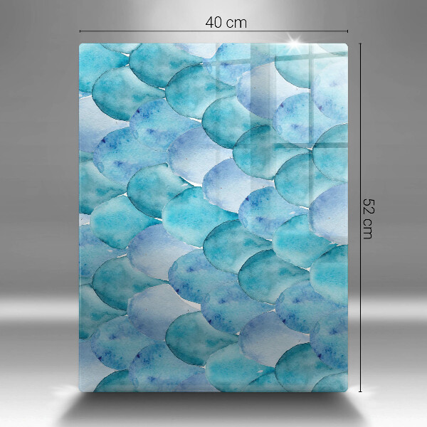 Tábua cozinha Escamas de aquarela