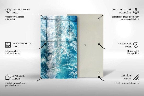 Tábua para corte Ondas do mar