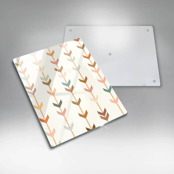 Tábua de corte de vidro Elementos geométricos