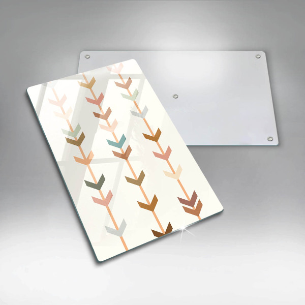 Tábua de corte de vidro Elementos geométricos