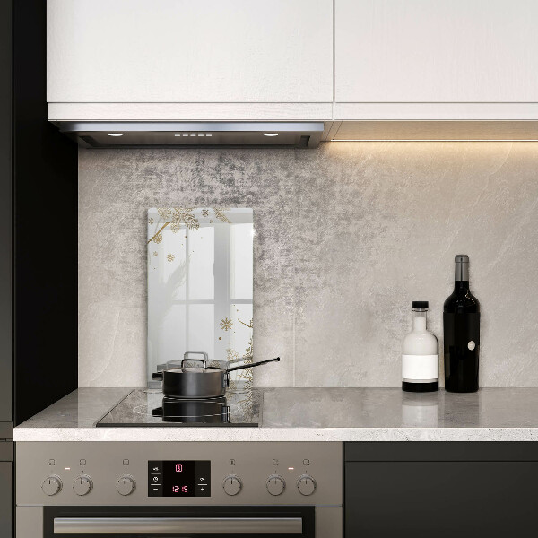 Tábua de cozinha com decoração de inverno
