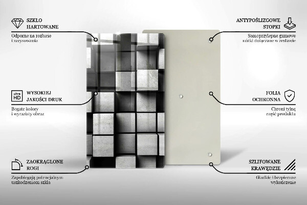 Tábua de cortar alimentos Fundo de geometria 3D