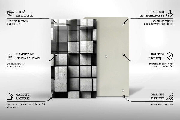 Tábua de cortar alimentos Fundo de geometria 3D