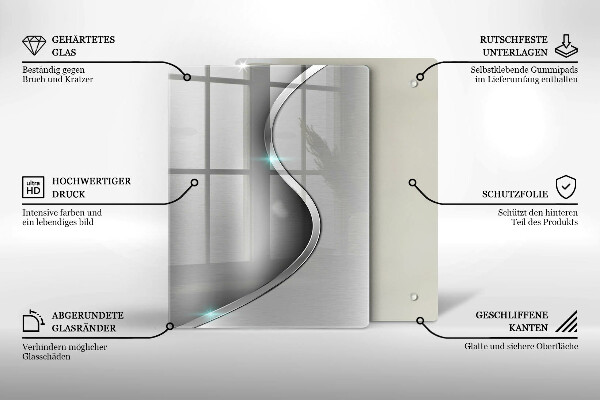 Tábua de cortar alimentos Fundo de geometria 3D