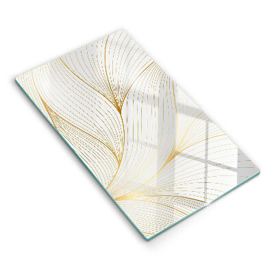 Tábua de vidro Padrão de linha moderno