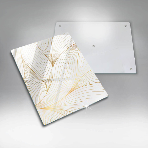 Tábua de vidro Padrão de linha moderno