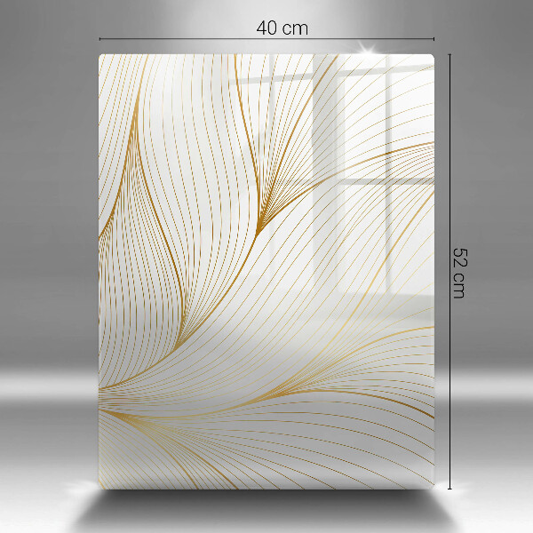 Tábua de vidro Padrão de linha moderno