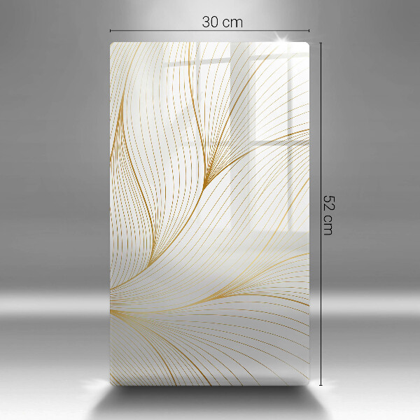 Tábua de vidro Padrão de linha moderno