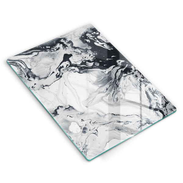 Tábua de vidro Abstração de tinta