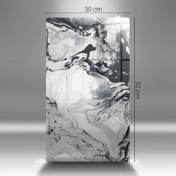 Tábua de vidro Abstração de tinta