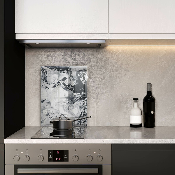 Tábua de vidro Abstração de tinta