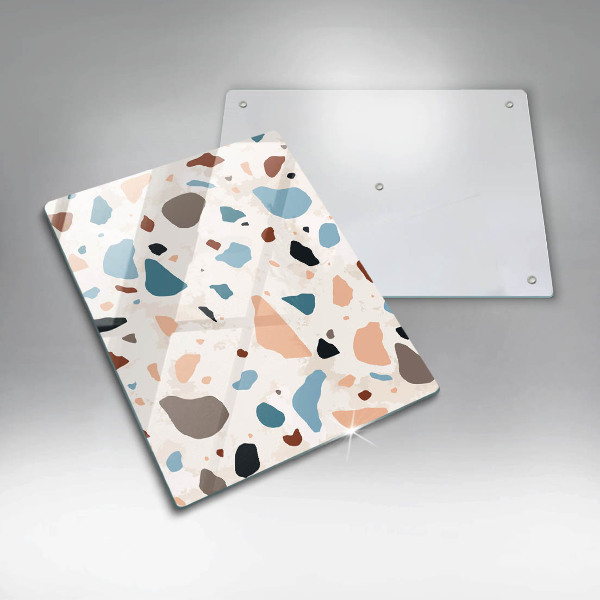 Tábua de cortar de vidro Grés decorativo