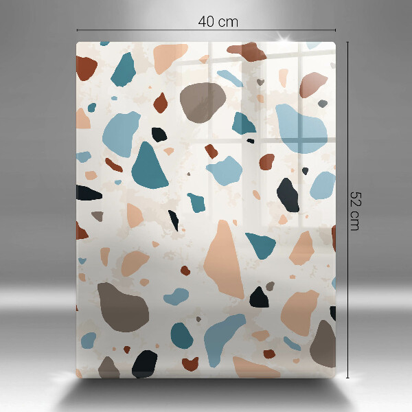 Tábua de cortar de vidro Grés decorativo