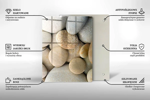 Tábua de cortar com estampa de linhas douradas abstratas