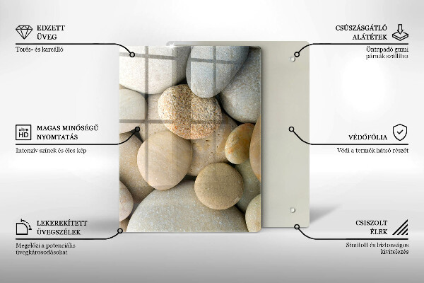 Tábua de cortar alimentos Linhas douradas abstratas