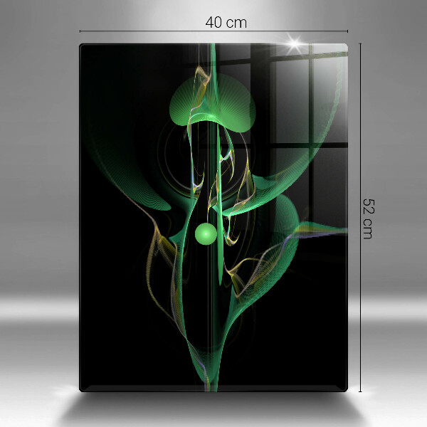 Tábua de corte de vidro Abstração moderna