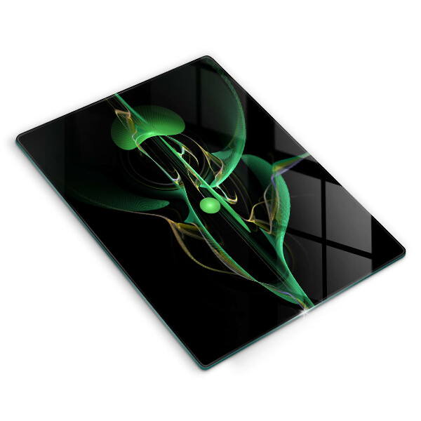 Tábua de corte de vidro Abstração moderna