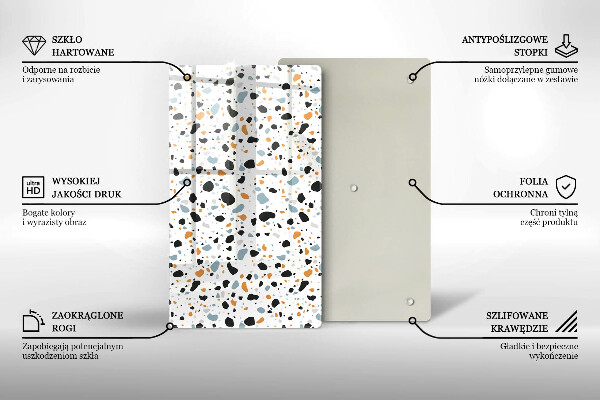 Tábua de corte Grés decorativo