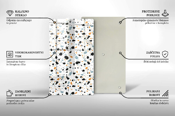 Tábua de corte Grés decorativo