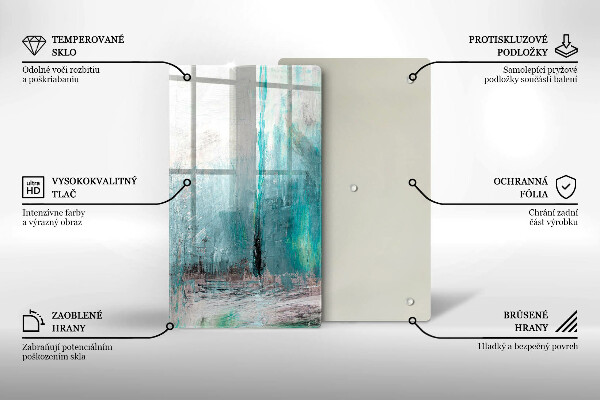 Tábua de cortar alimentos Fundo de pintura abstrata