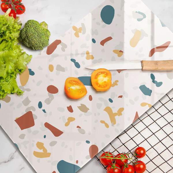 Tábua de cozinha em grés decorativa