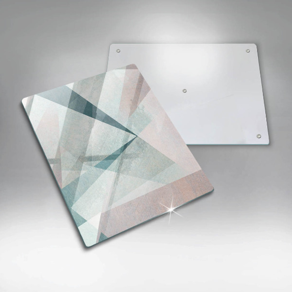 Tábua de cortar de vidro Abstração nítida