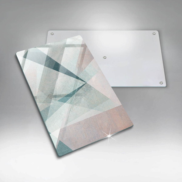 Tábua de cortar de vidro Abstração nítida