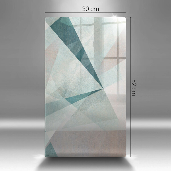 Tábua de cortar de vidro Abstração nítida