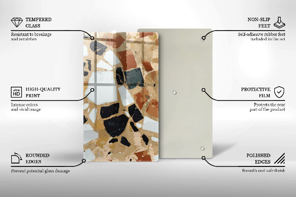 Tábua para cozinha Lajes de pedra decorativas