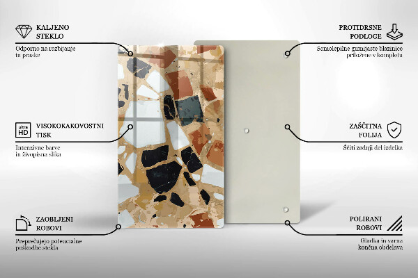 Tábua para cozinha Lajes de pedra decorativas