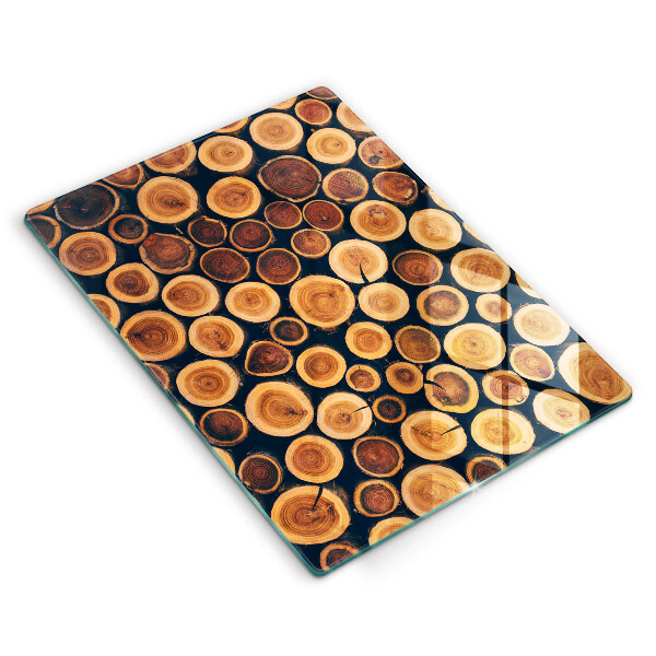 Tábua de cortar Tocos de árvores de madeira