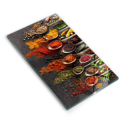 Tábua cozinha colheres de especiarias