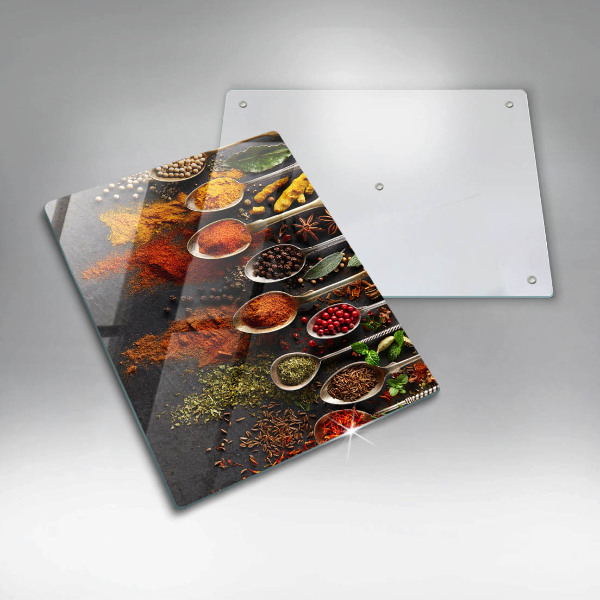 Tábua cozinha colheres de especiarias