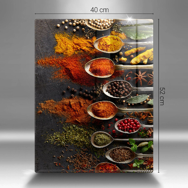 Tábua cozinha colheres de especiarias