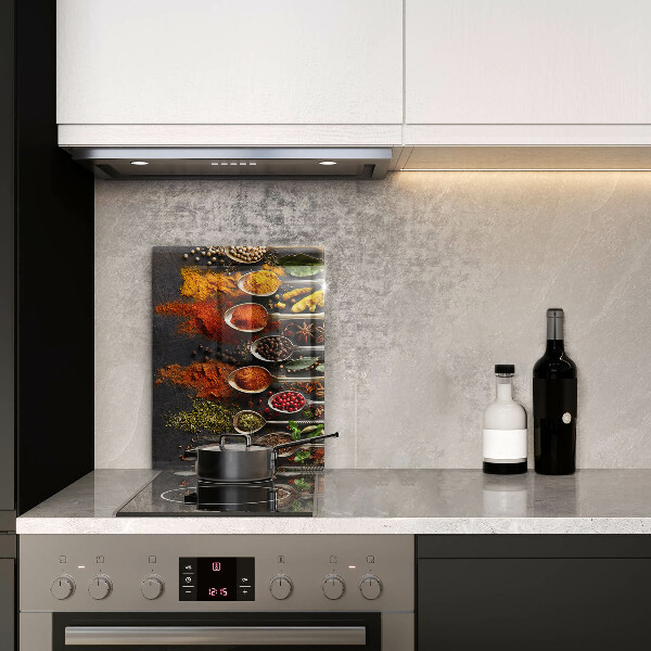 Tábua cozinha colheres de especiarias