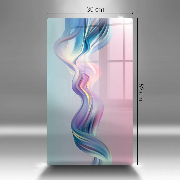 Tábua para corte abstração pastel