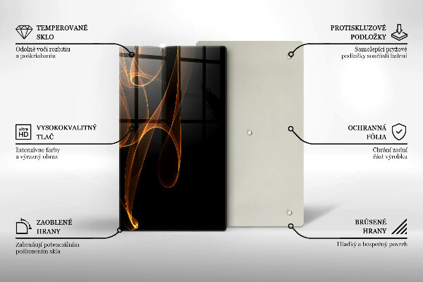 Tábua cozinha Linhas abstratas