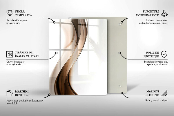 Tábua cozinha Linhas abstratas