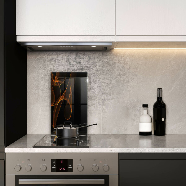 Tábua de cozinha com estampa de linhas abstratas