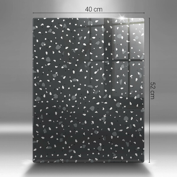 Tábua de vidro Pedra decorativa