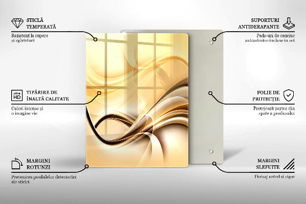 Tábua de cortar alimentos Beijo abstrato