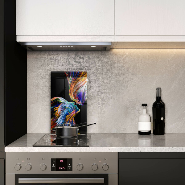 Tábua de cortar alimentos Beijo abstrato